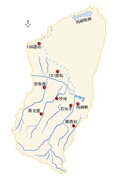 新疆玛纳斯河流域下游断流已成新风沙地