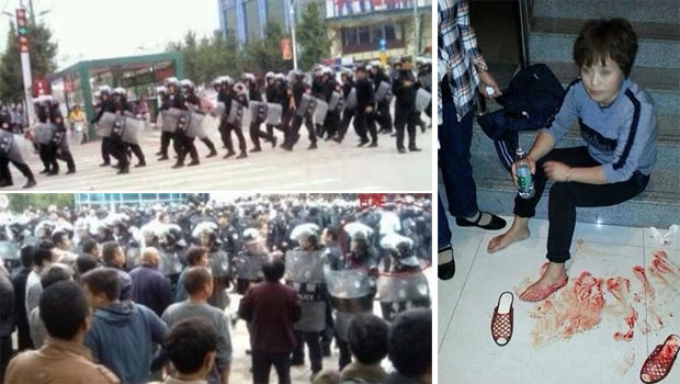 回民被吞徵地款围政府 遭千警镇压